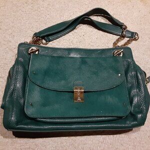 Tory Burch Green Priscilla Shoulder Bag